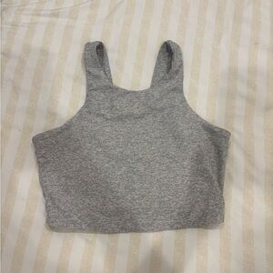 Outdoor voices high neck sports bra